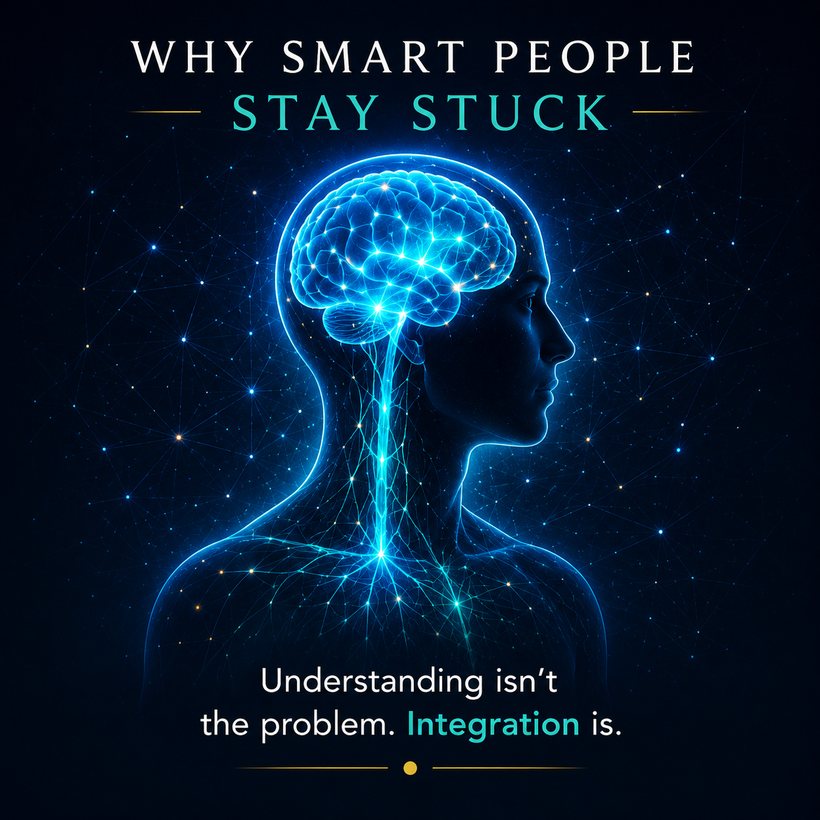 Why smart people stay stuck: understanding isn't the problem, integration is.